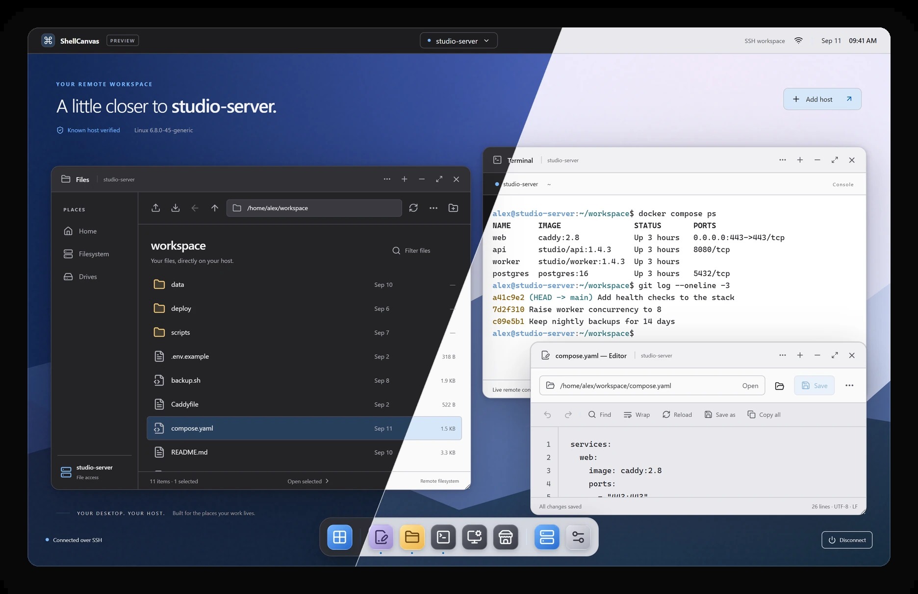 I built an open-source Desktop for SSH servers in 4 days, with GPT-6 Astra doing most of the coding